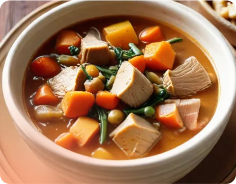 Hearty turkey and vegetable stew